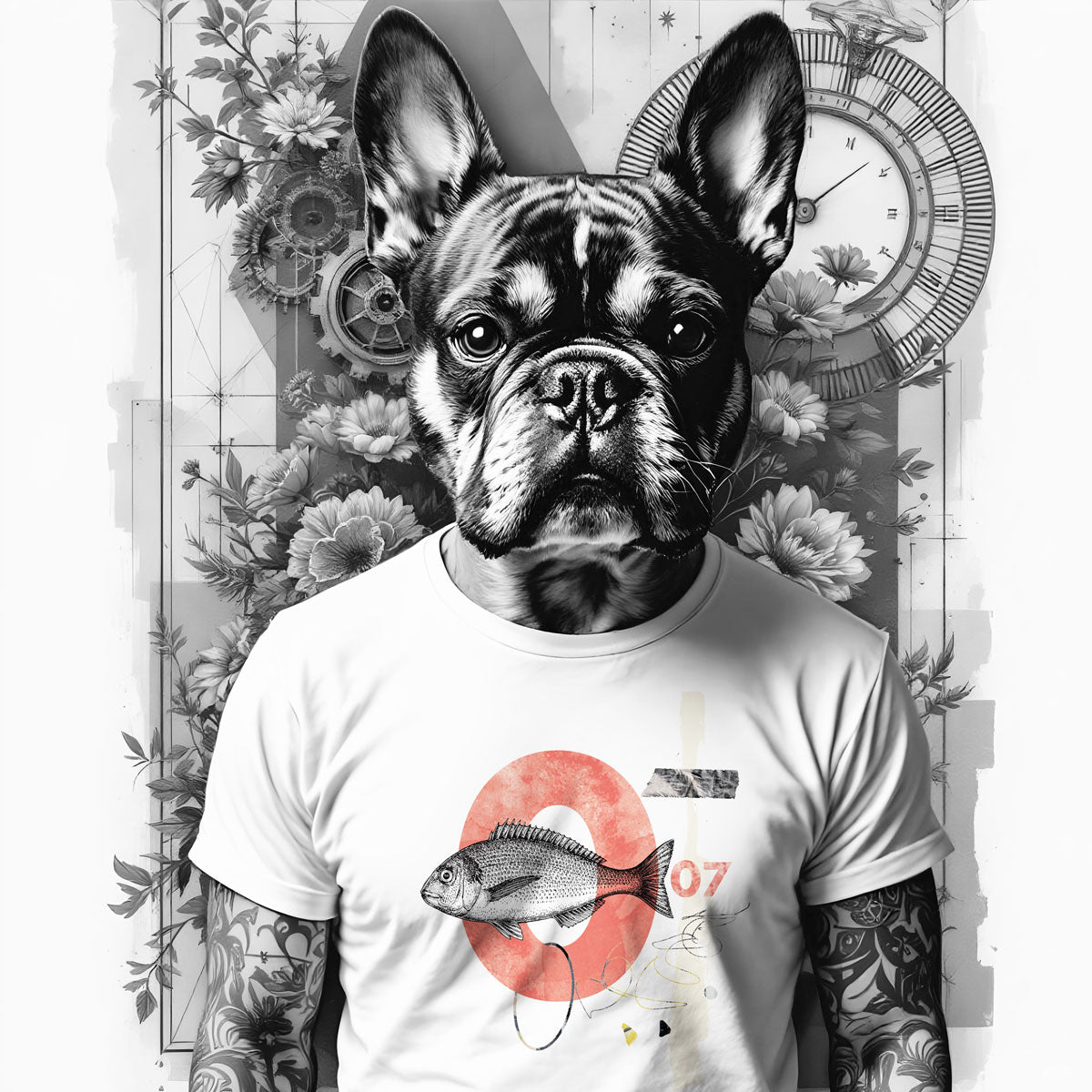 Bügelbild 007 Fisch