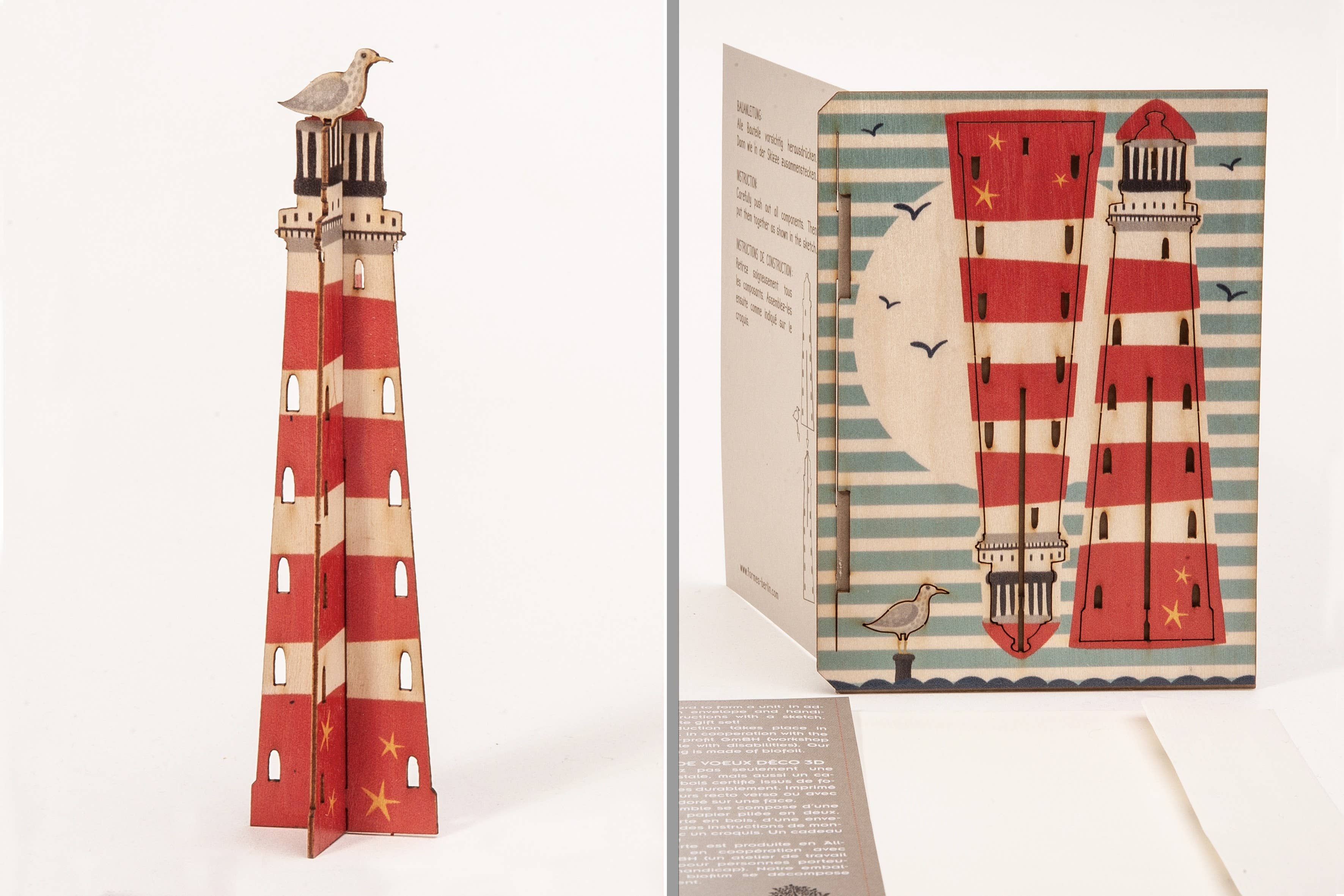 Leuchttrum 3D Deco Grusskarte