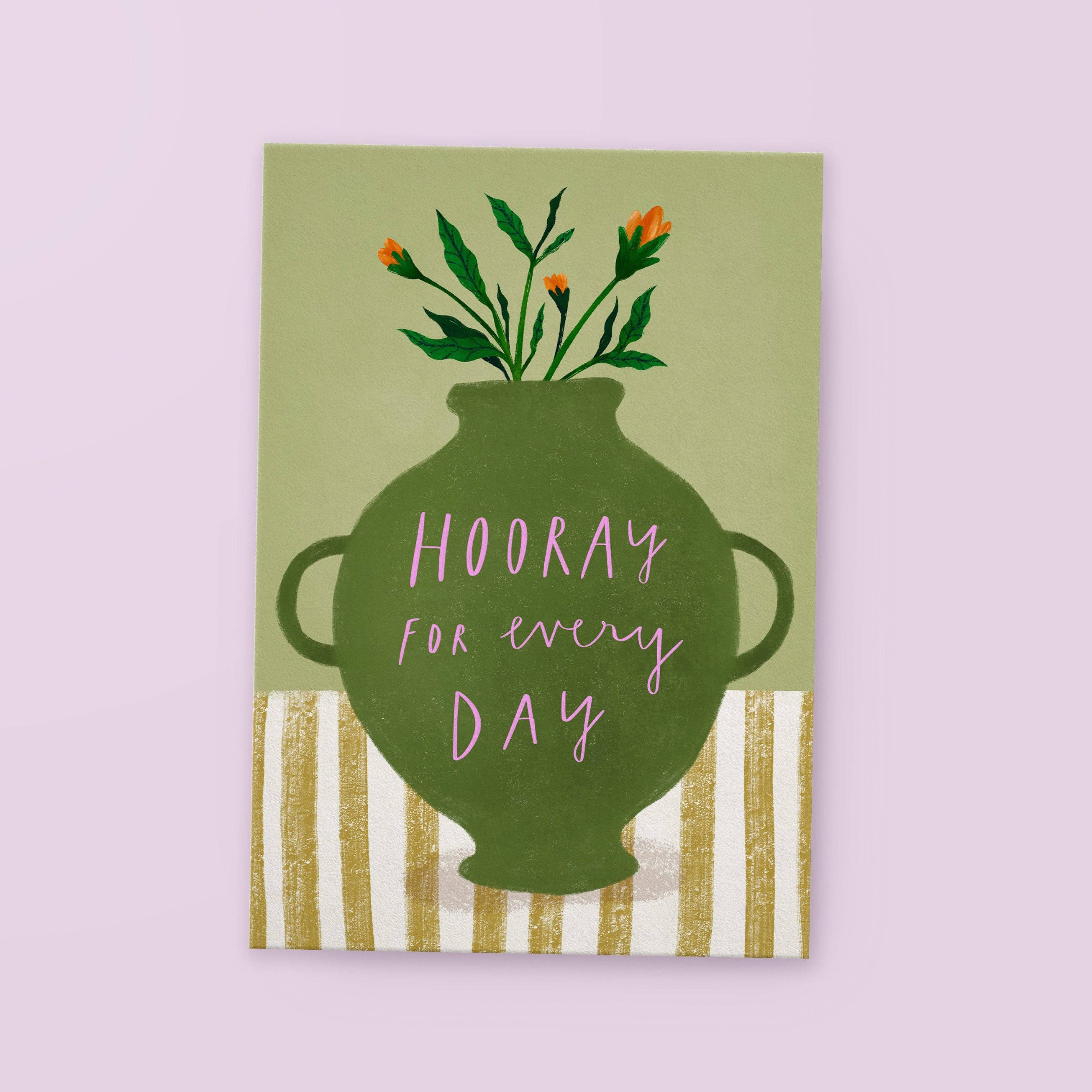 Postkarte Hooray - Graphic Jam