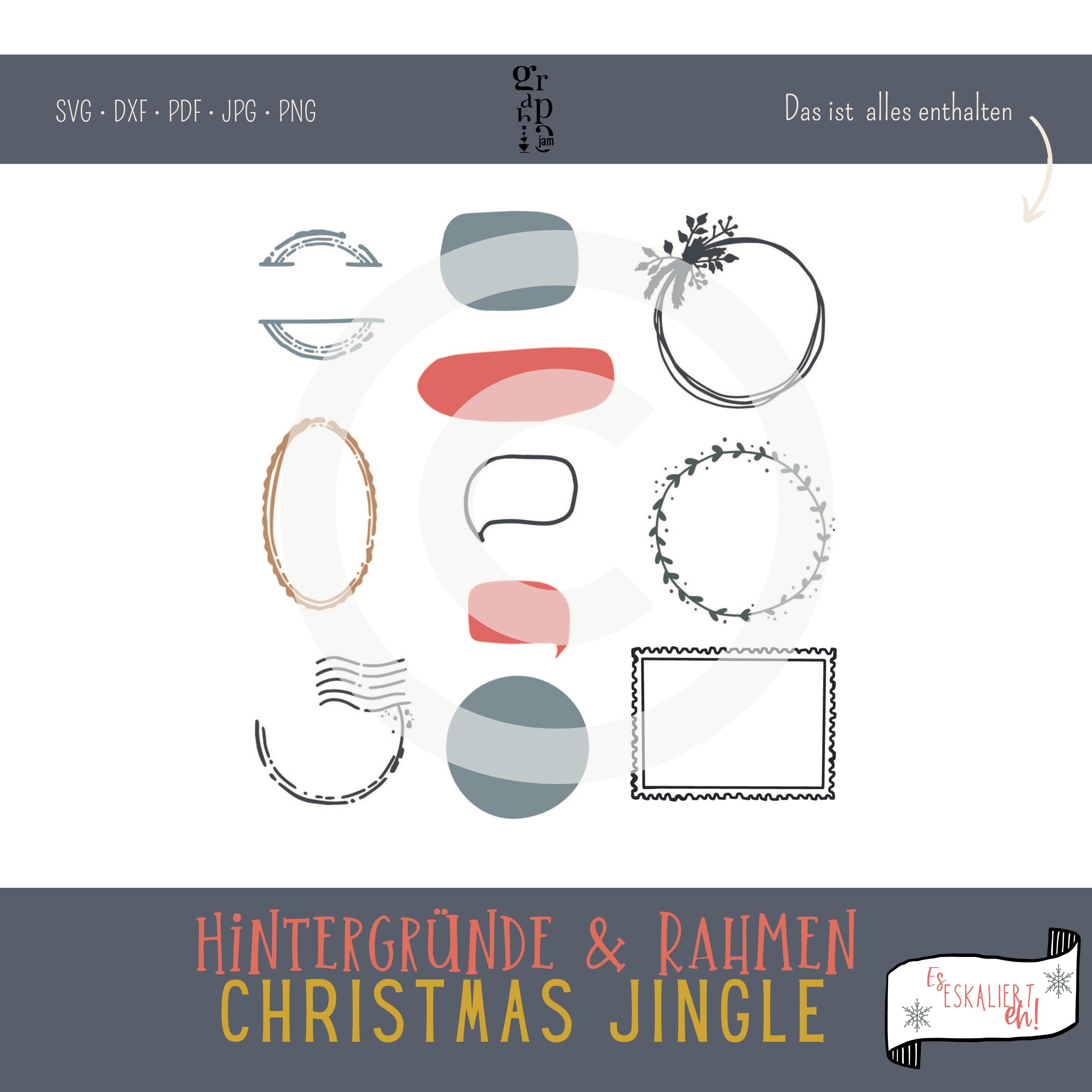 Christmas Jingle - Das freche Weihnachts Plotterbundle - Graphic Jam
