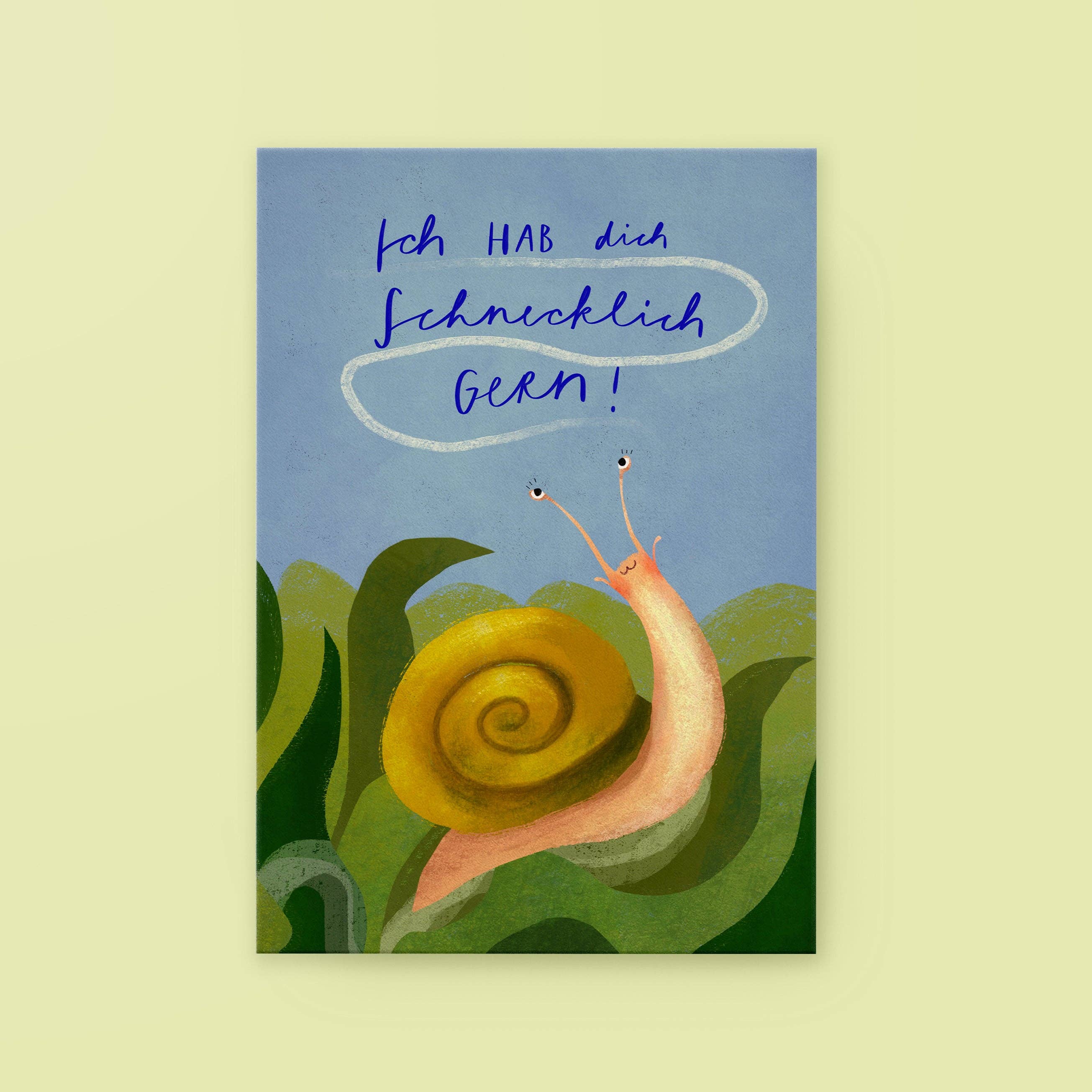 Postkarte »Schnecklich« - Graphic Jam