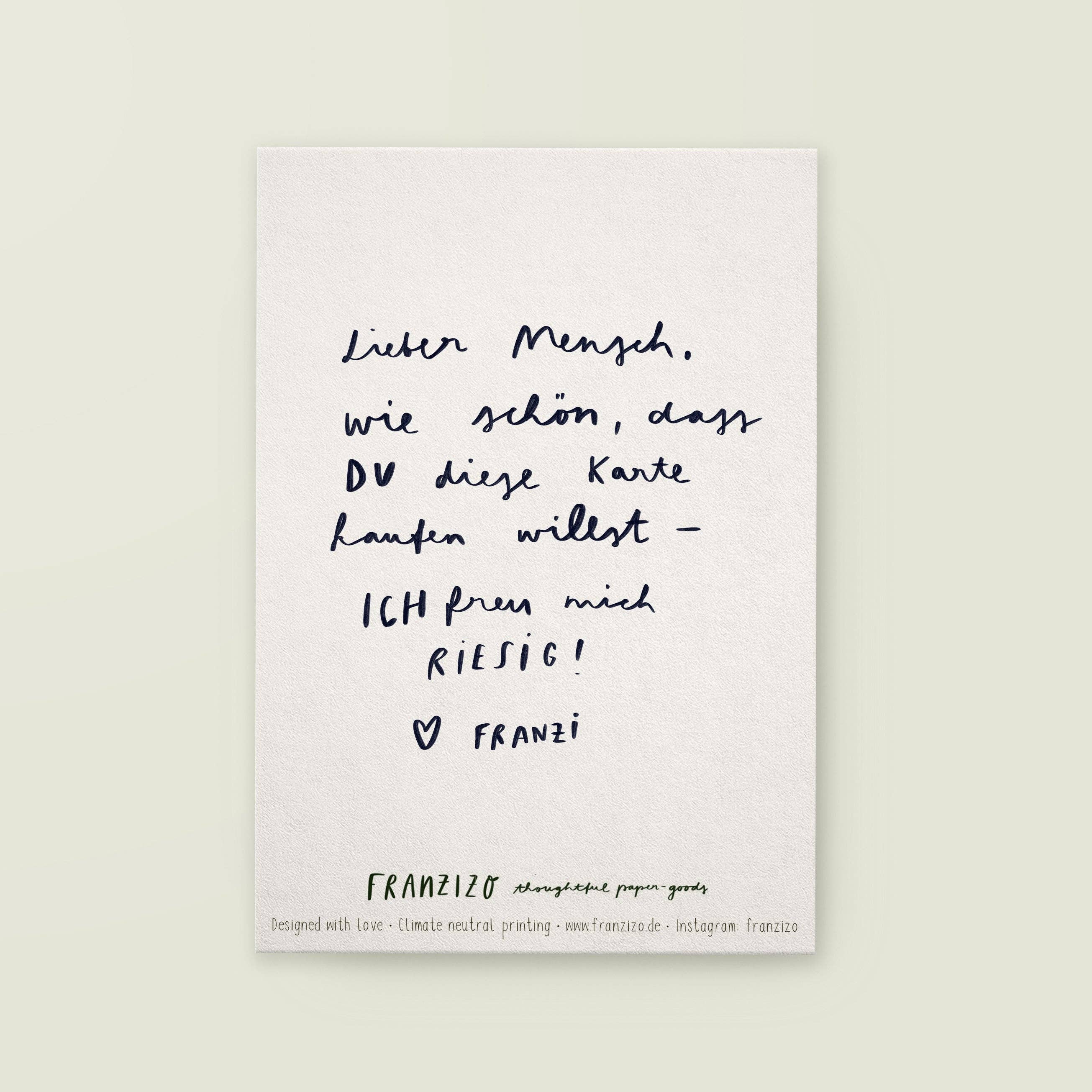 Postkarte »Schnecklich« - Graphic Jam