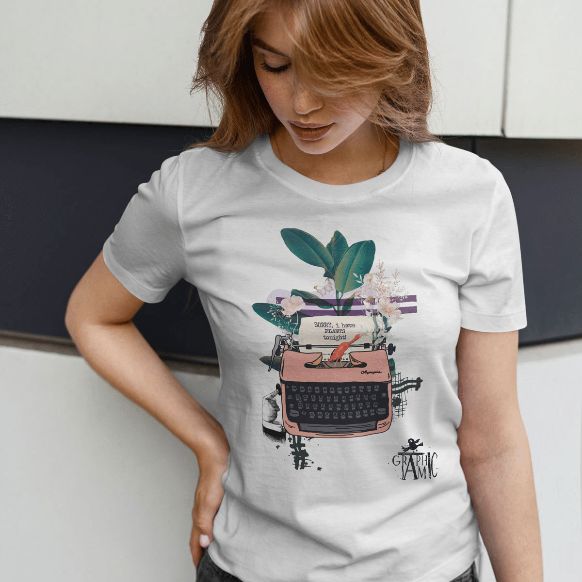 Plants today - Bügelbild für Pflanzenliebhaberinnen