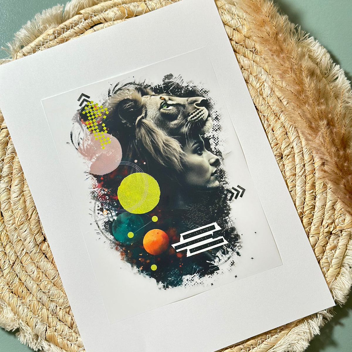 B-Ware dieses Bügelbildes