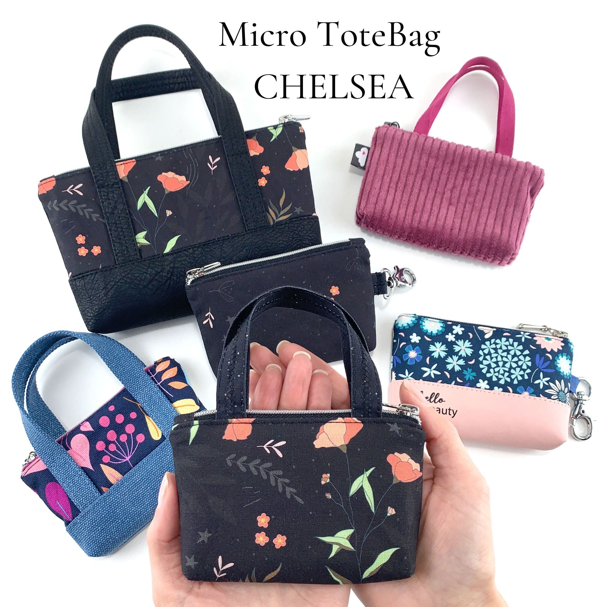 Micro ToteBag CHELSEA - Digitales Schnittmuster