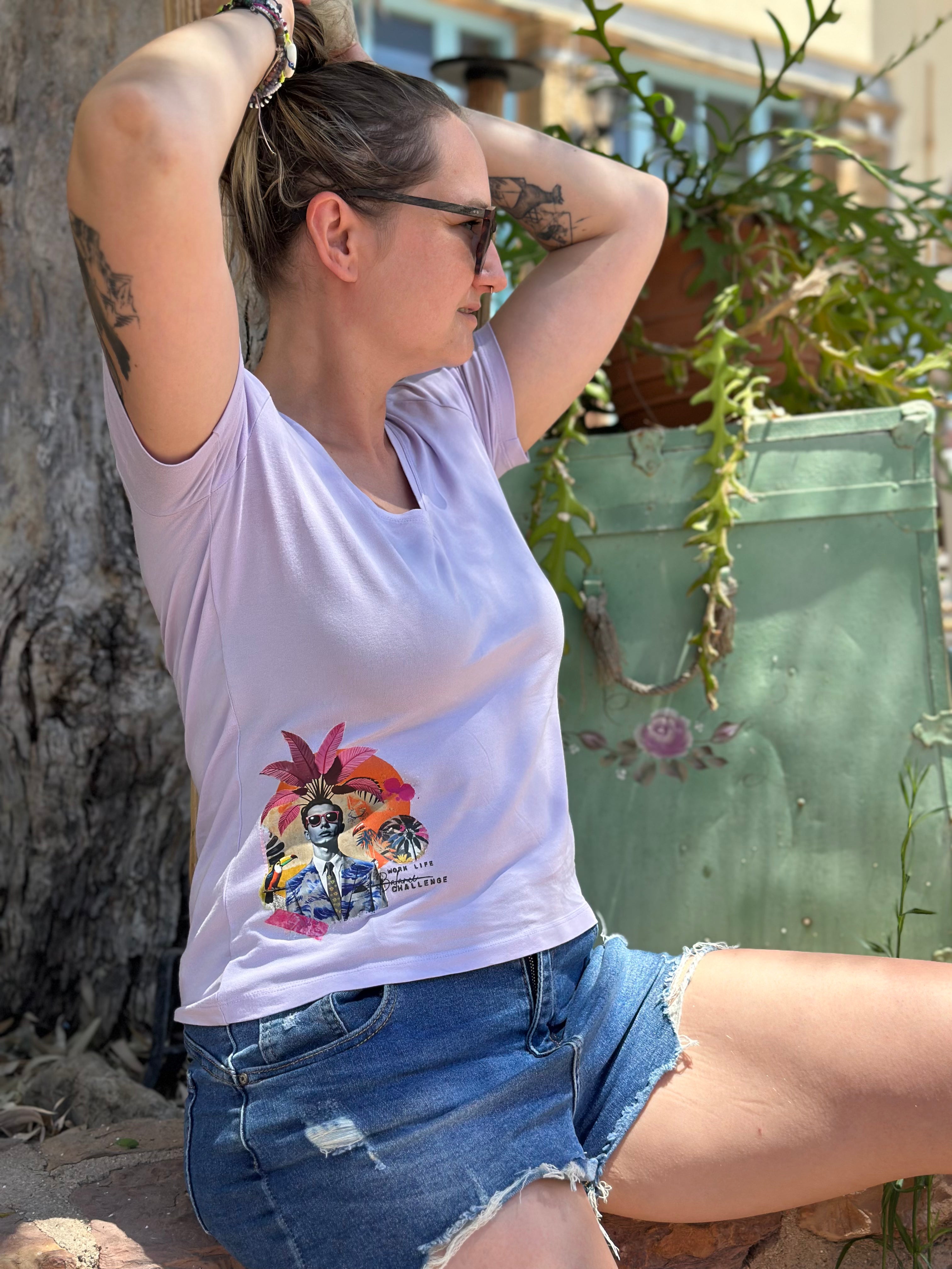 Bügelbild Work Life Challenge