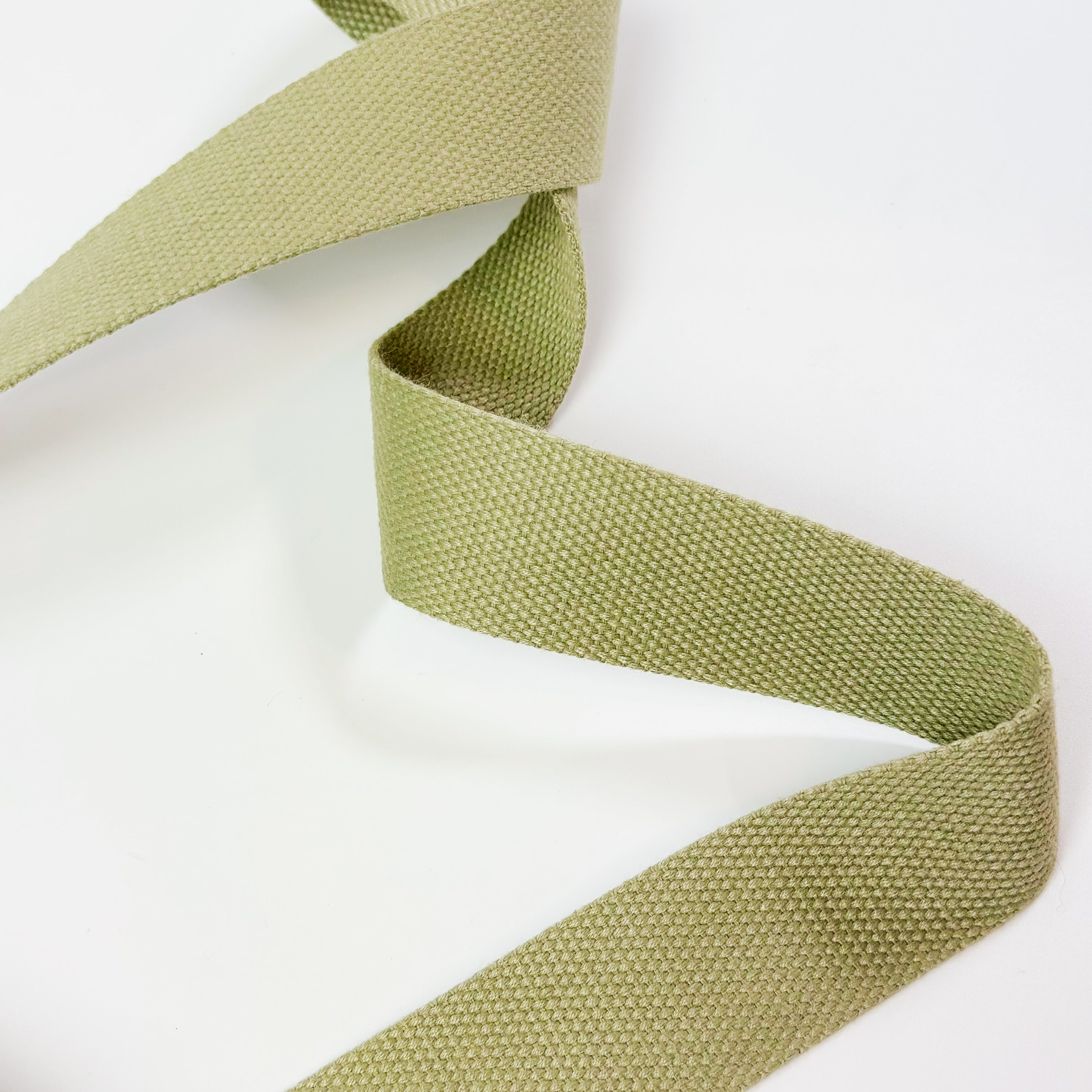 Gurtband "Moosy Green" 38mm - Meterware