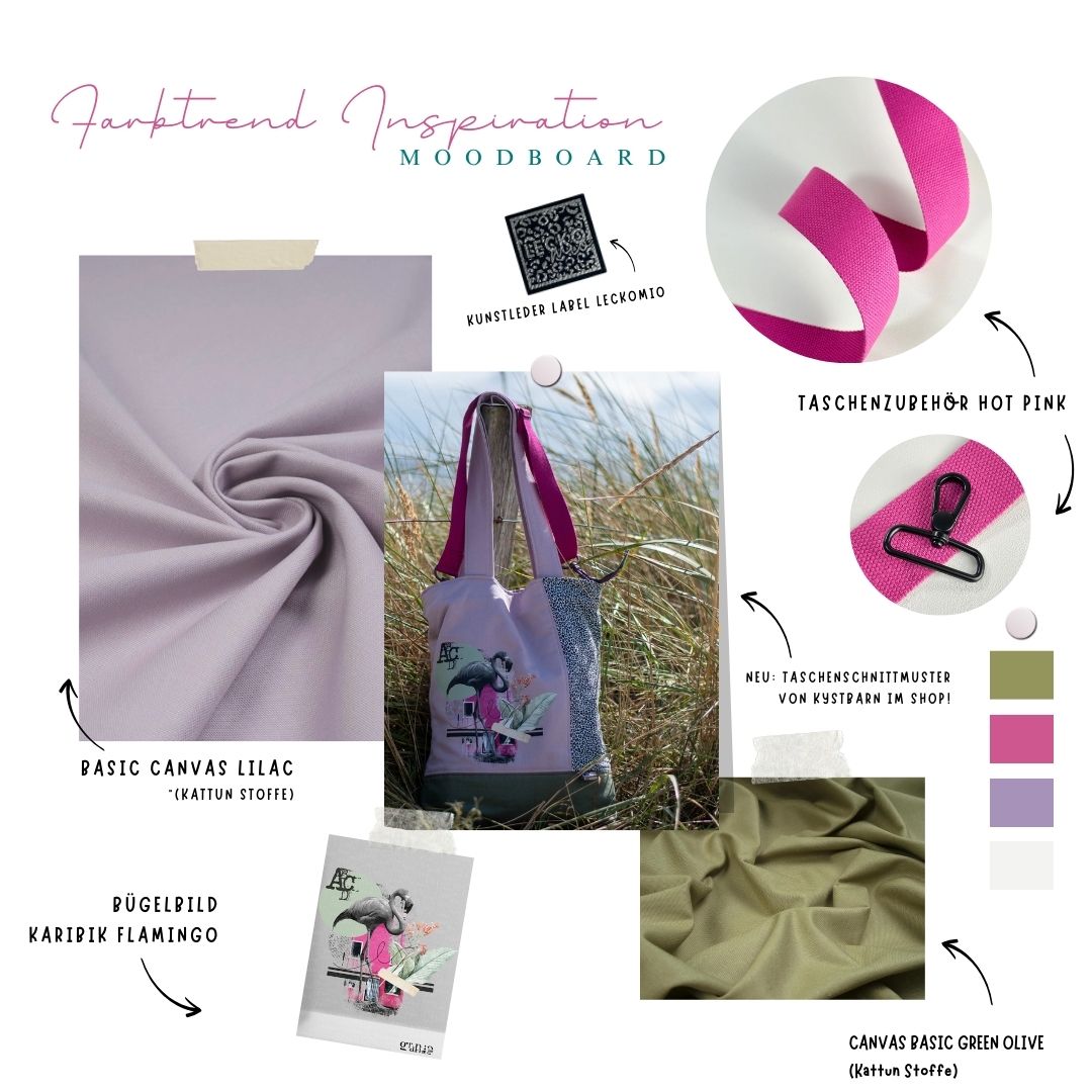 Karibik Flamingo Bügelbild