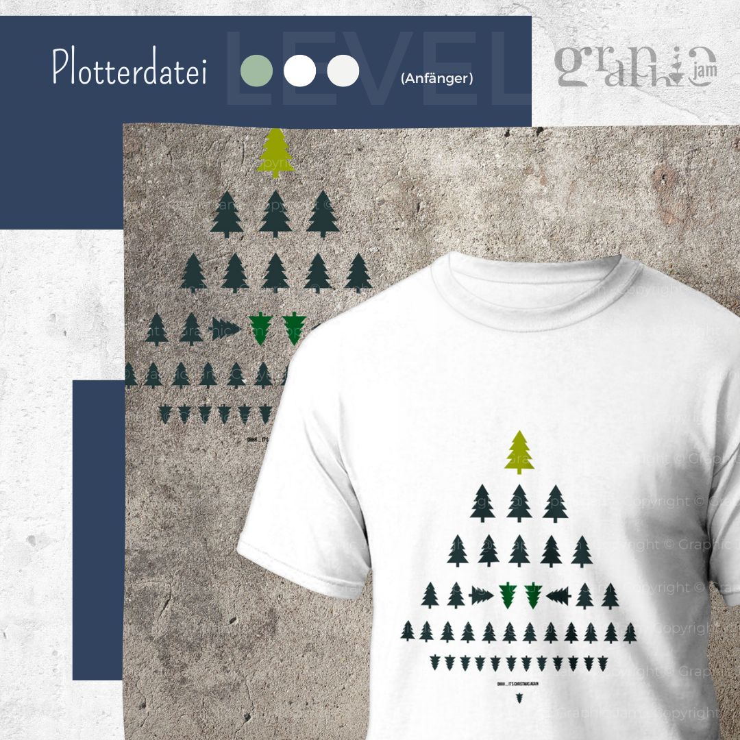 Sehtest Weihnachten | Plottermotiv | SVG & DXF