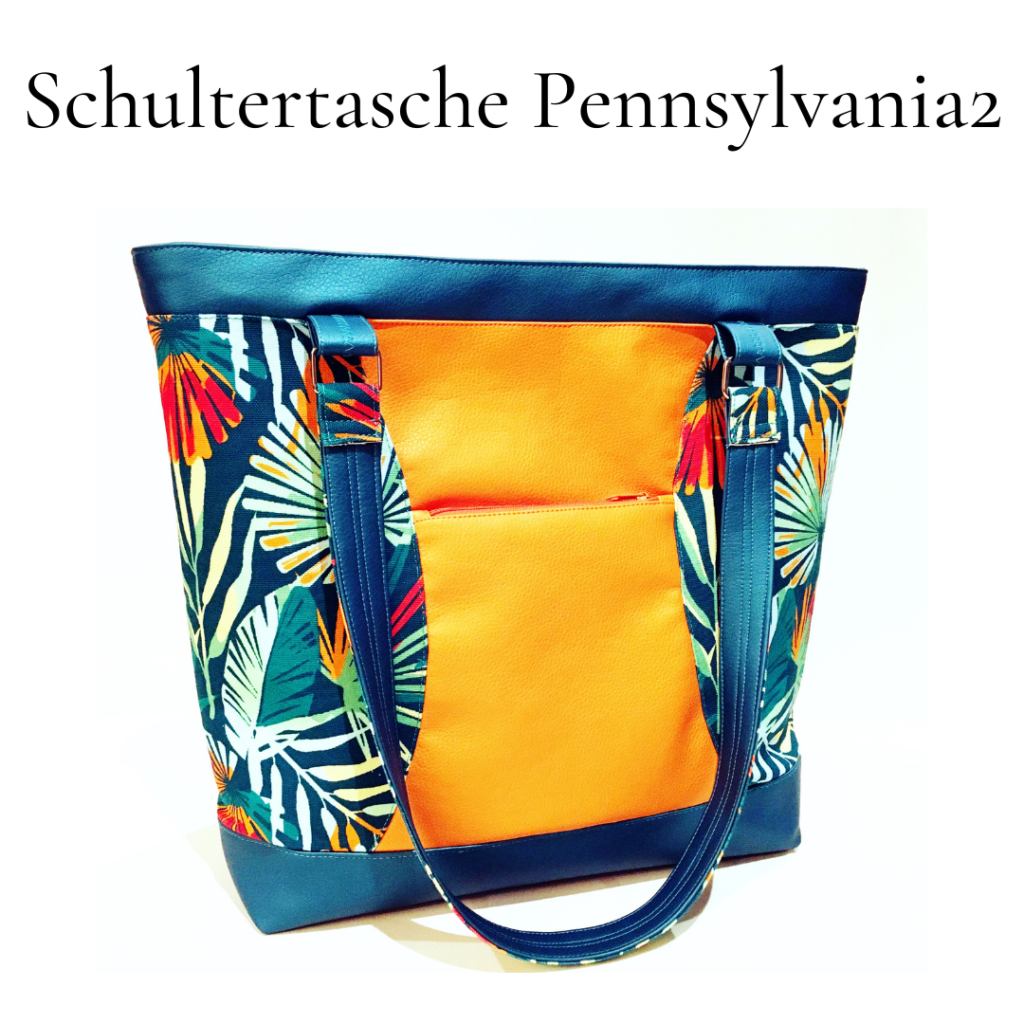 Schultertasche PENNSYLVANIA2 - Digitales Schnittmuster