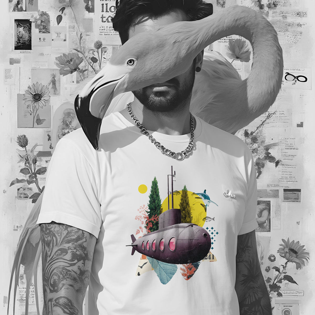 Bügelbild Tiefseetaucher - Graphic Jam