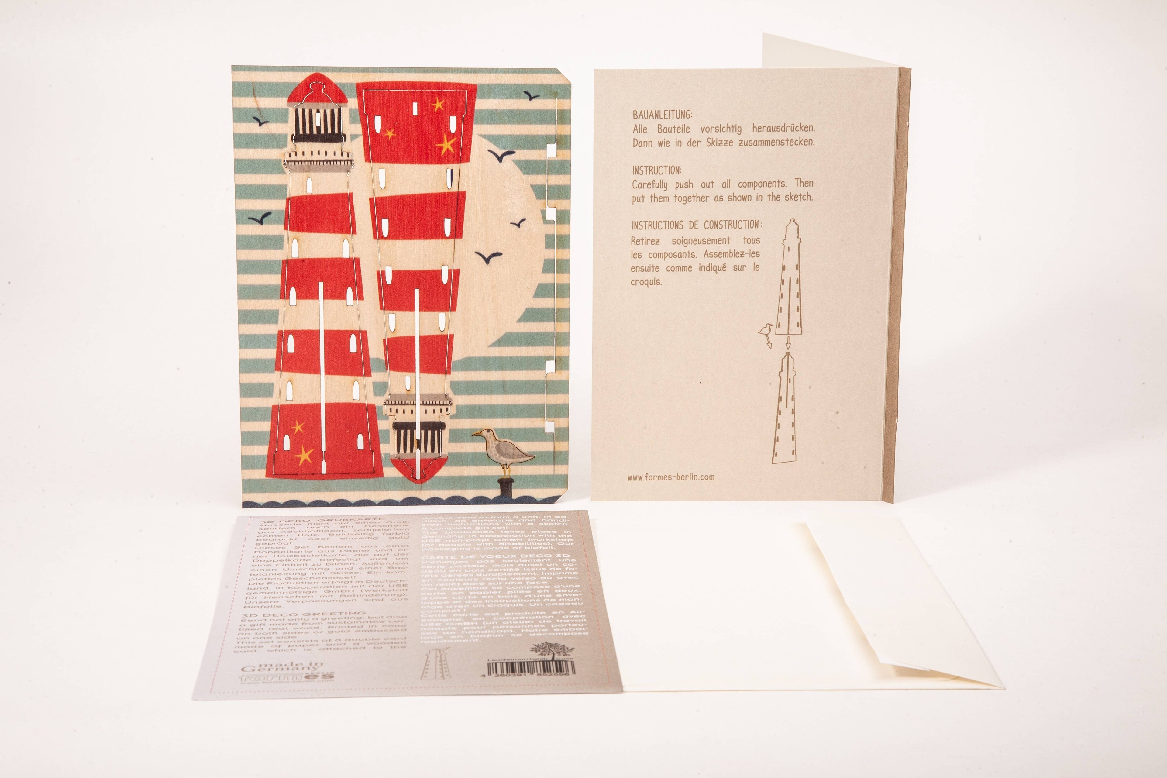 Leuchttrum 3D Deco Grusskarte