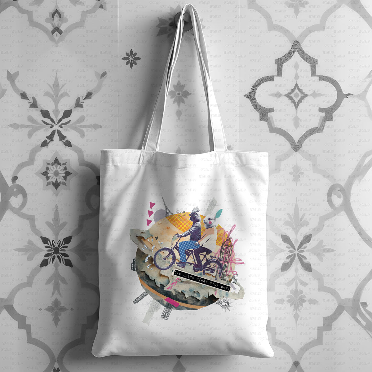 Bügelbild Gutes Leben - Graphic Jam