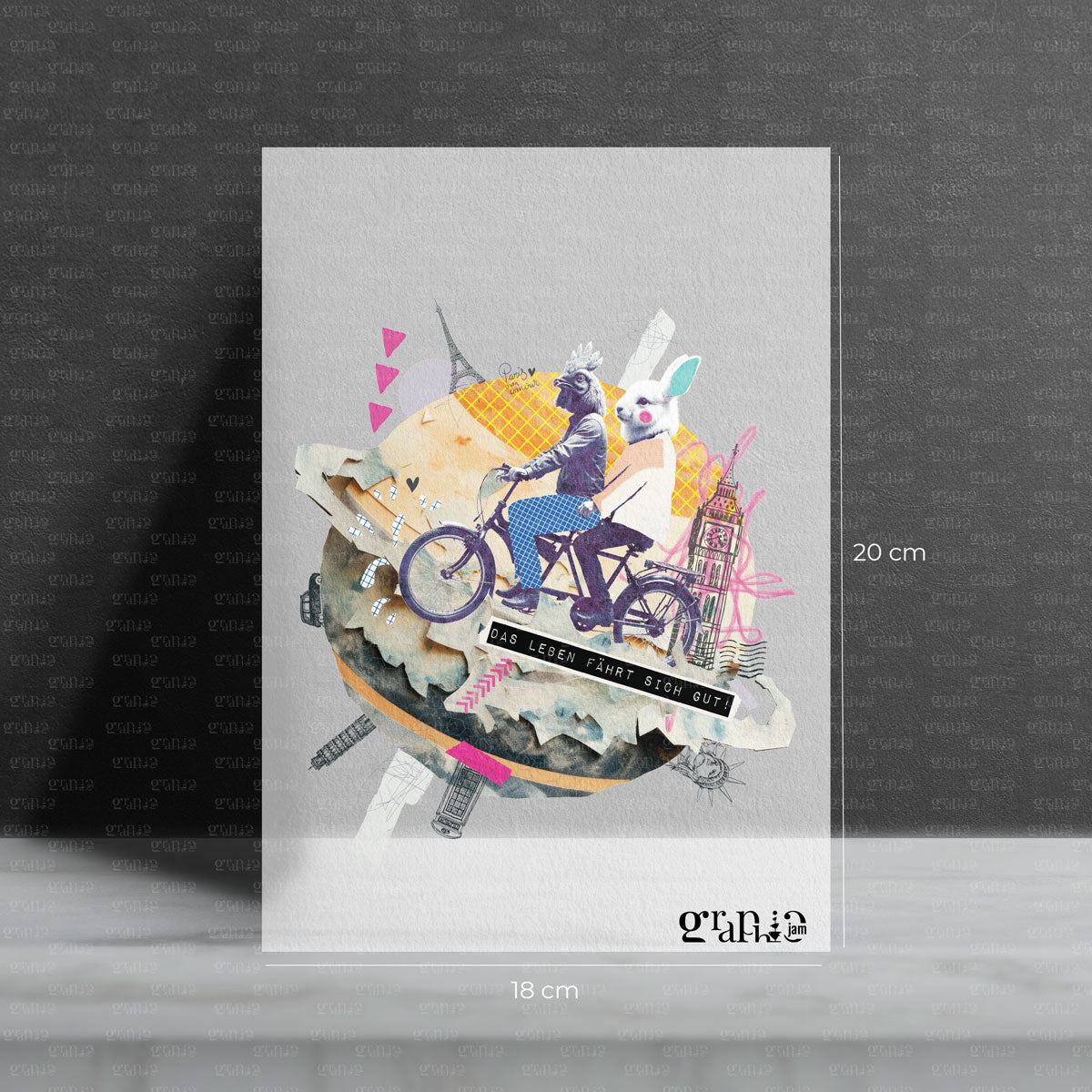 Lustiges Bügelbild für Erwachsene und Teens. Bügelbild für Textilien.