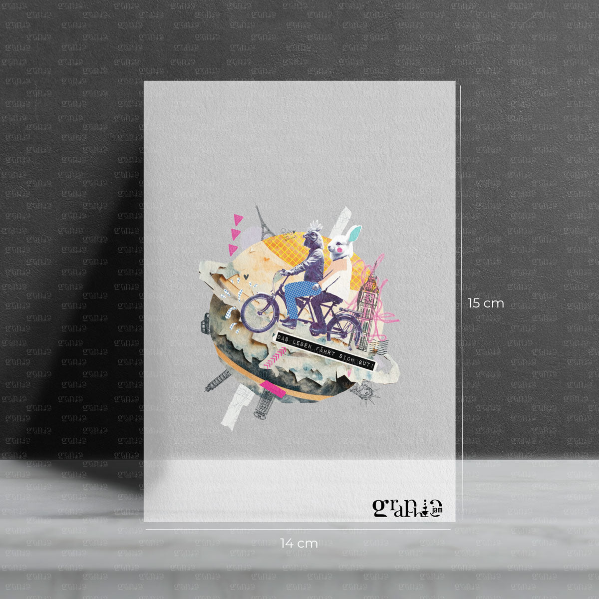 Bügelbild Gutes Leben - Graphic Jam