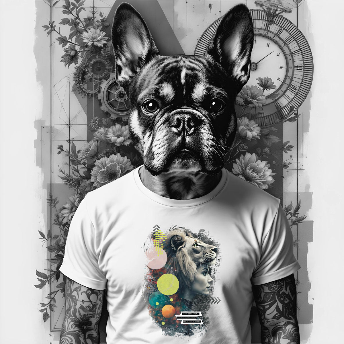 Bügelbild Mut - Graphic Jam