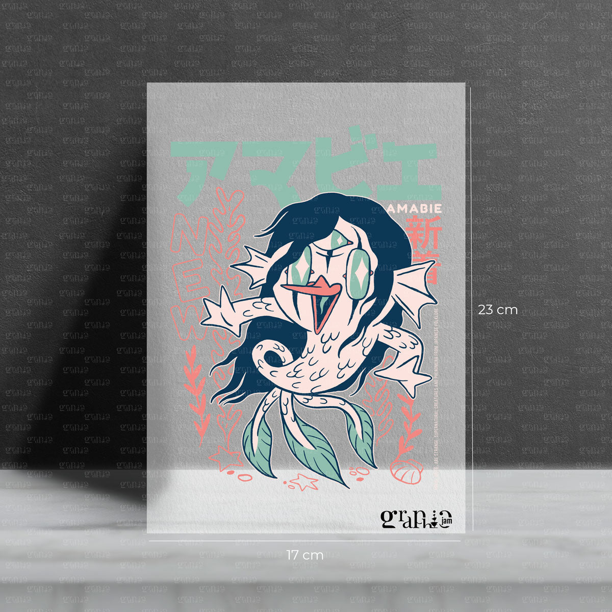 Bügelbild Yokai Japanisches Bügelbild