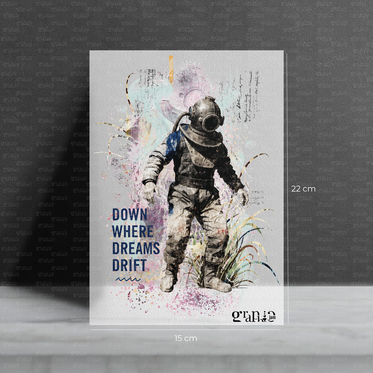 Bügelbild Diver Dreams