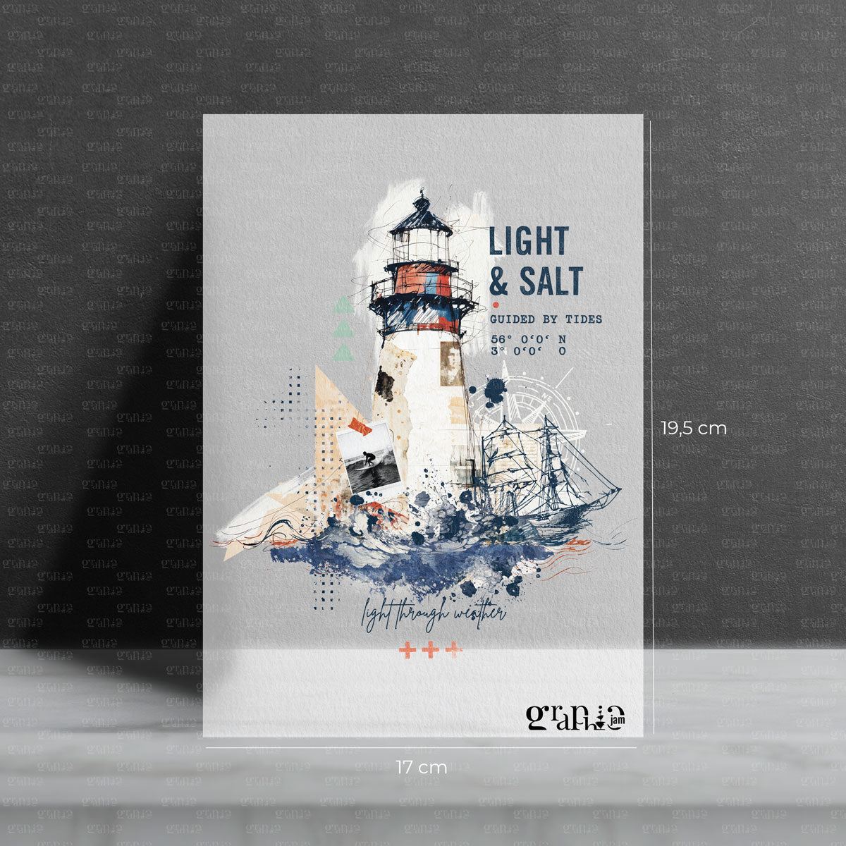 Bügelbild Salty Light