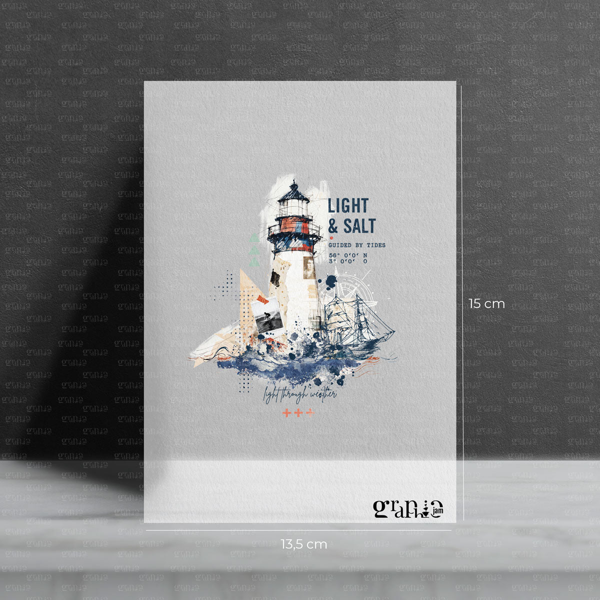 Bügelbild Salty Light