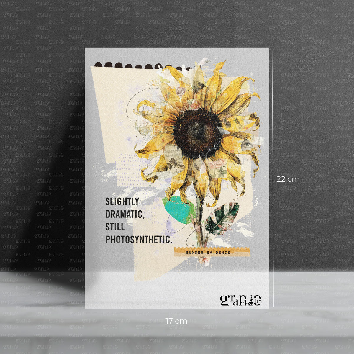 Bügelbild Sunflower Drama