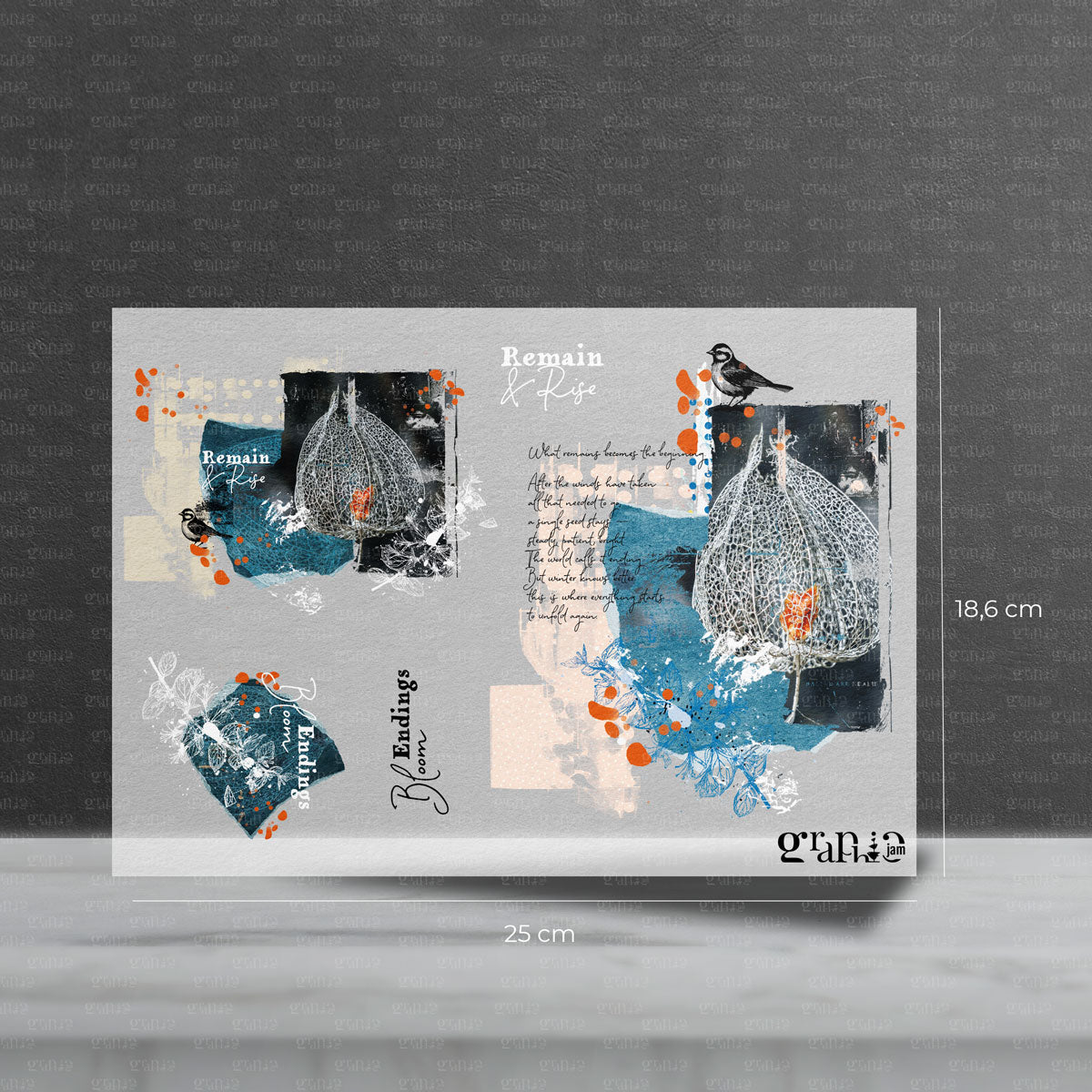 Bügelbild Set - Remain & Rise