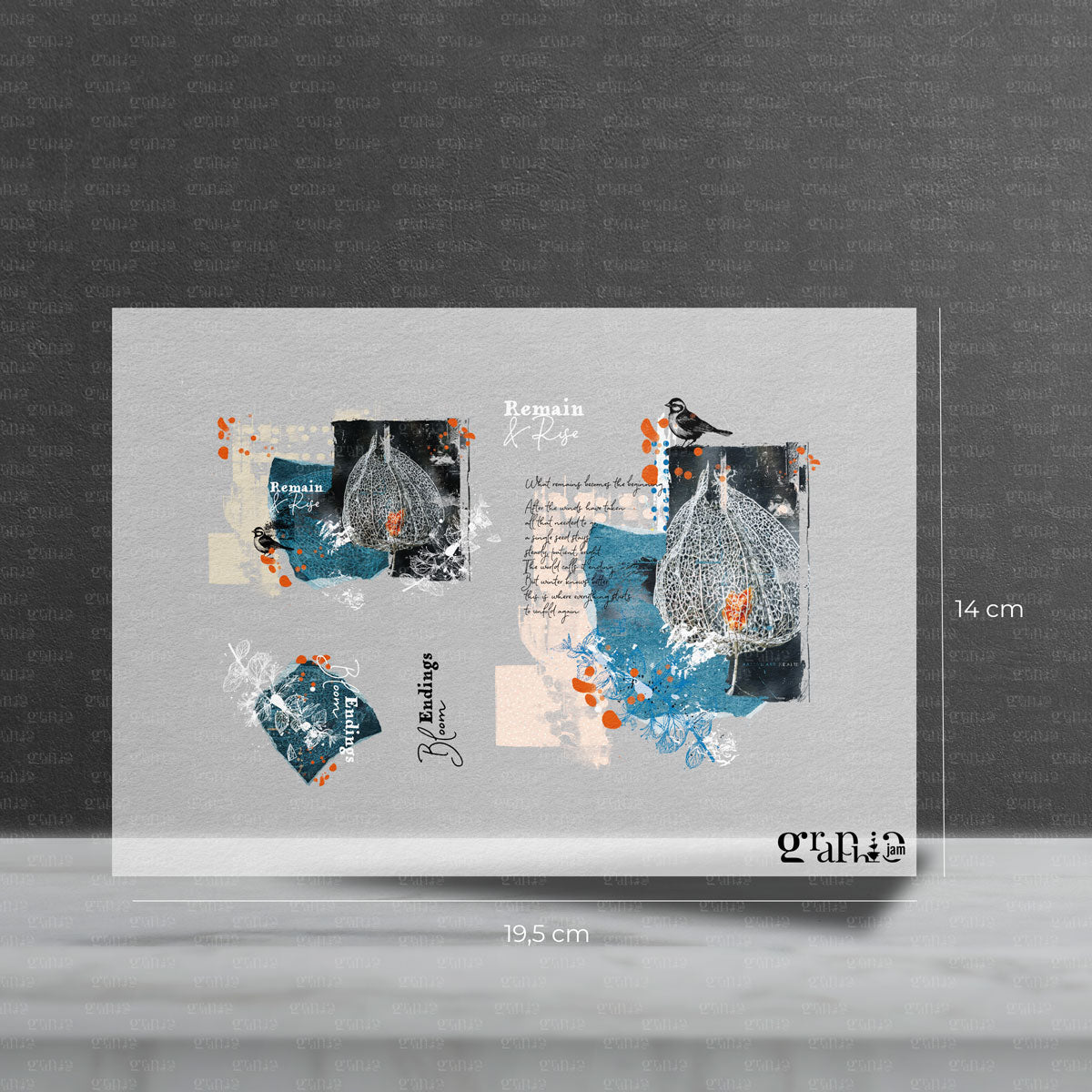 Bügelbild Set - Remain & Rise
