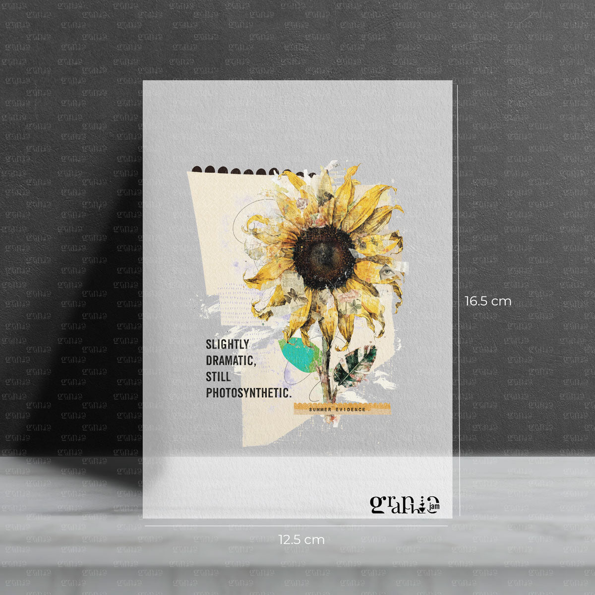 Bügelbild Sunflower Drama