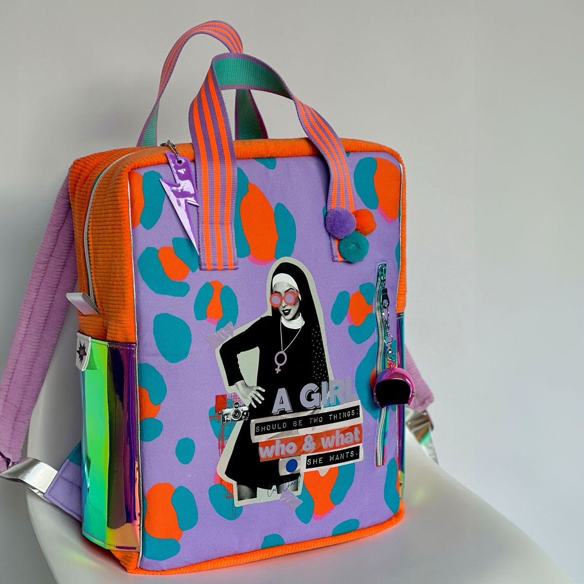 Bügelbild A Girl - be what you want! - Graphic Jam