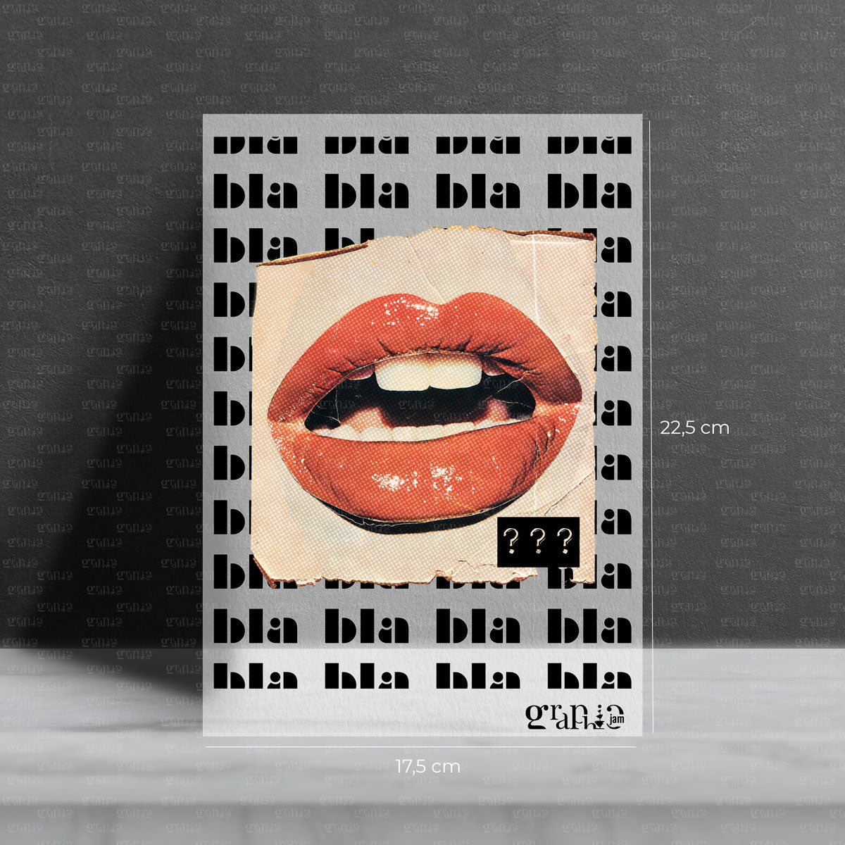 Bügelbild BlablaBla