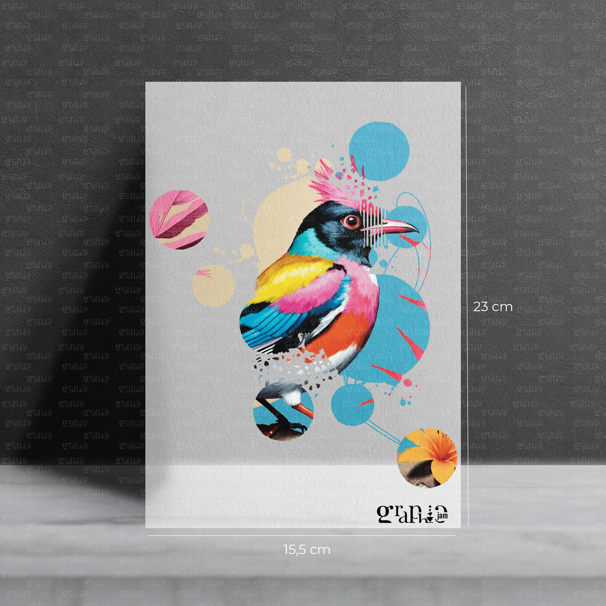 Bügelbild bunter Traum