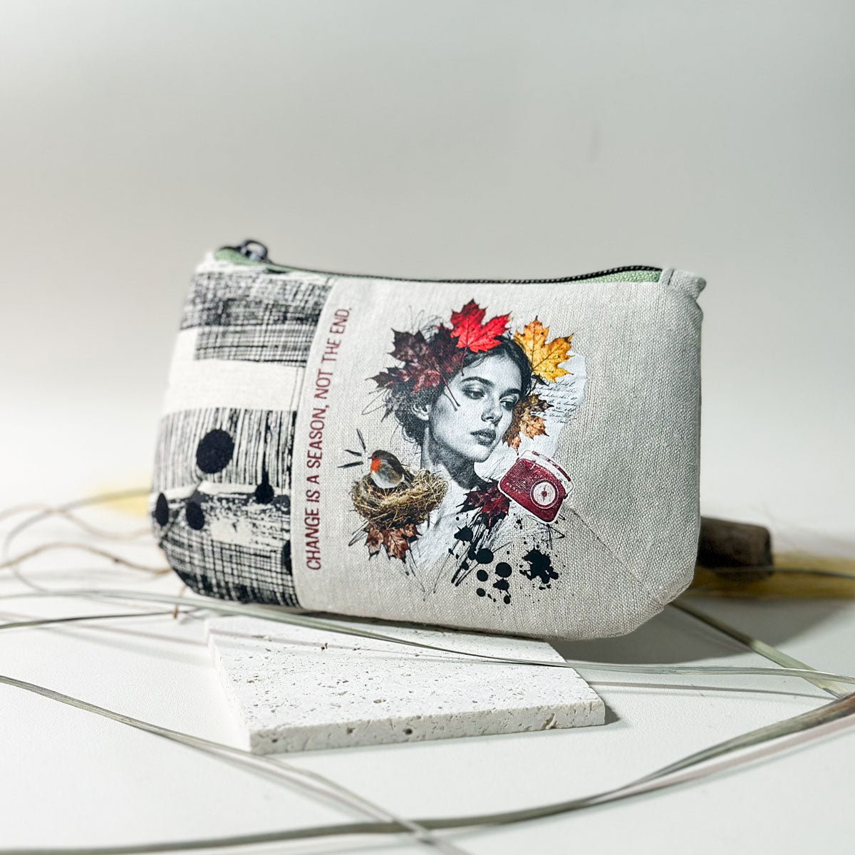 Bügelbild Change is beautiful Hutzelgunde nach Schnitt von SewSimple