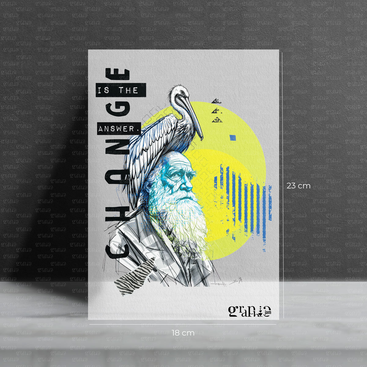 Spruch Bügelbild für Textilien