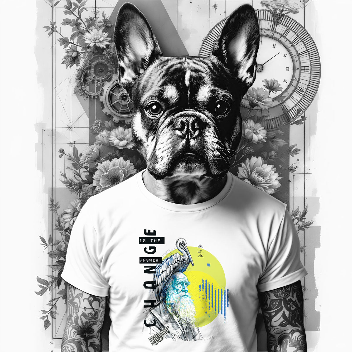 Bügelbild Darwin Change - Graphic Jam