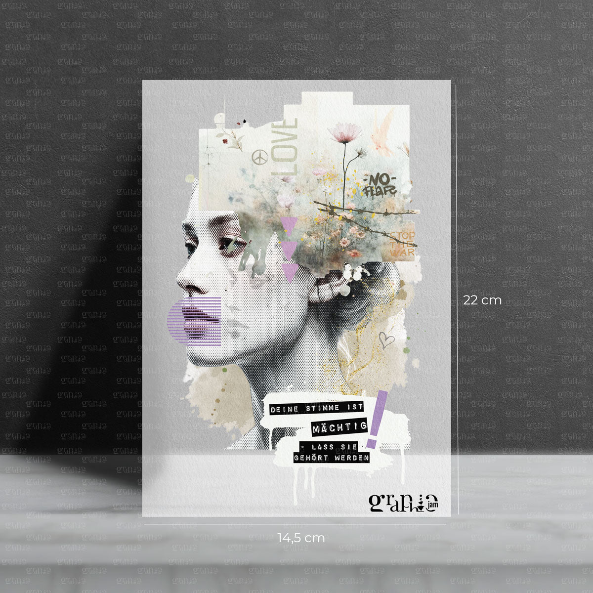 Bügelbild Stimme - Statement Bügelbild für Erwachsene - Graphic Jam