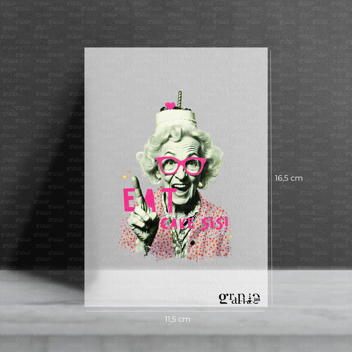 Bügelbild Eat Cake - Graphic Jam