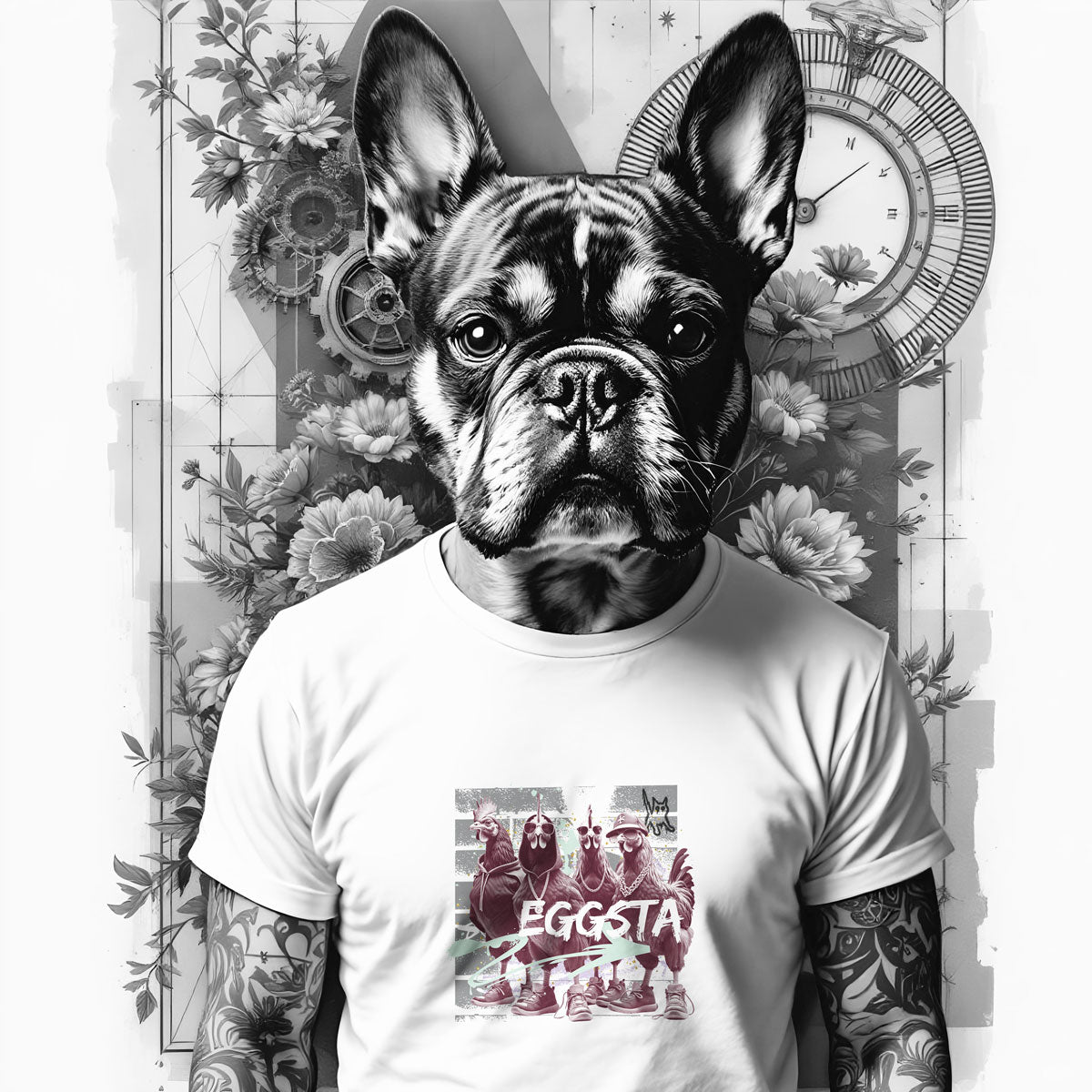 Bügelbild Eggsta for life - Osterspecial - Graphic Jam