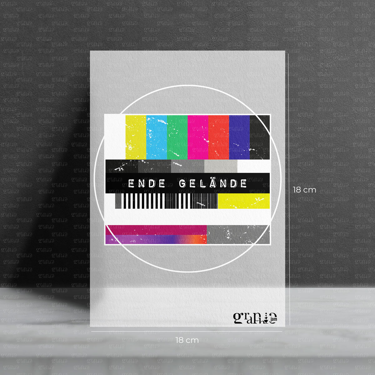 Bügelbild Ende Gelände - Bügelbild für Erwachsene