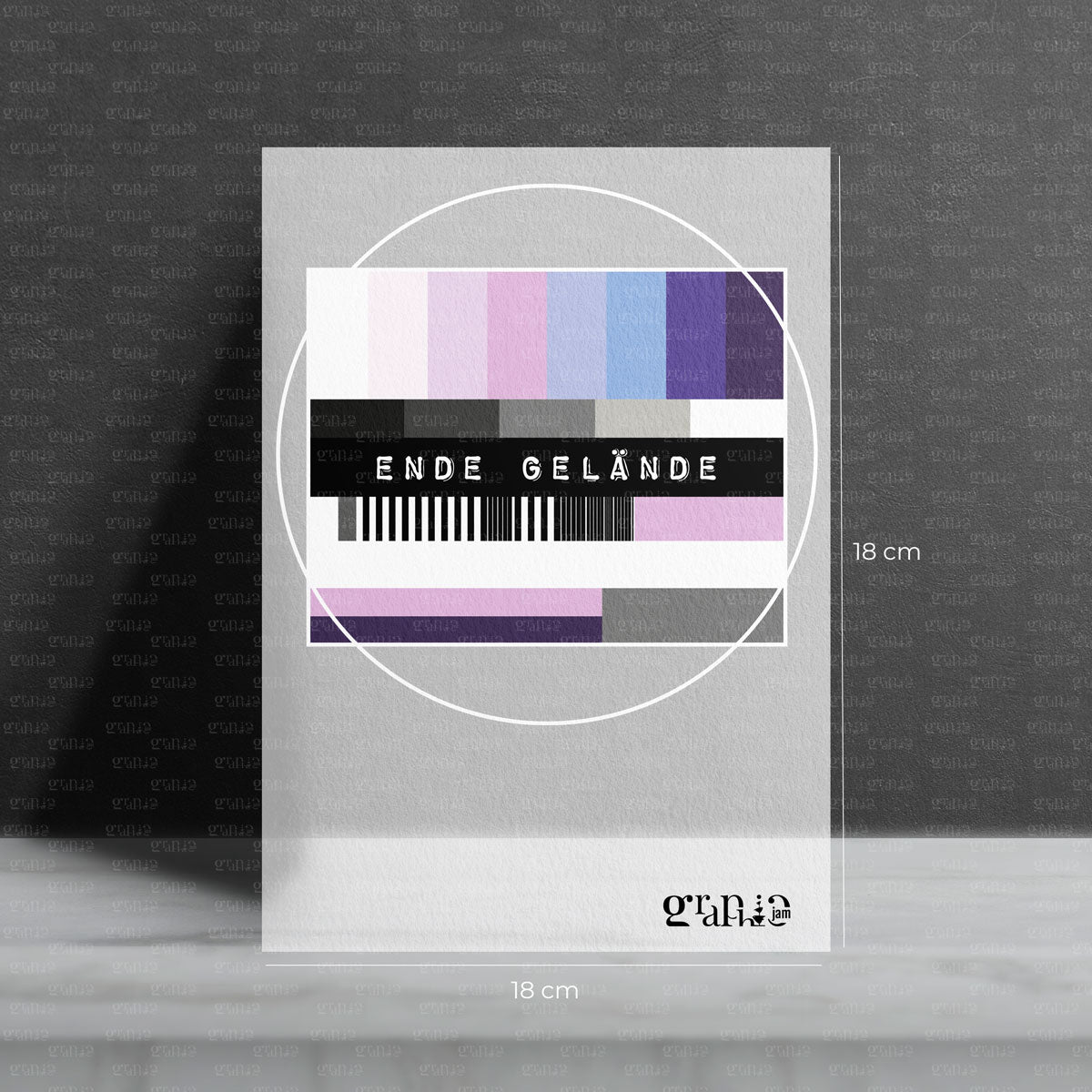 Bügelbild Ende Gelände - Bügelbild für Erwachsene