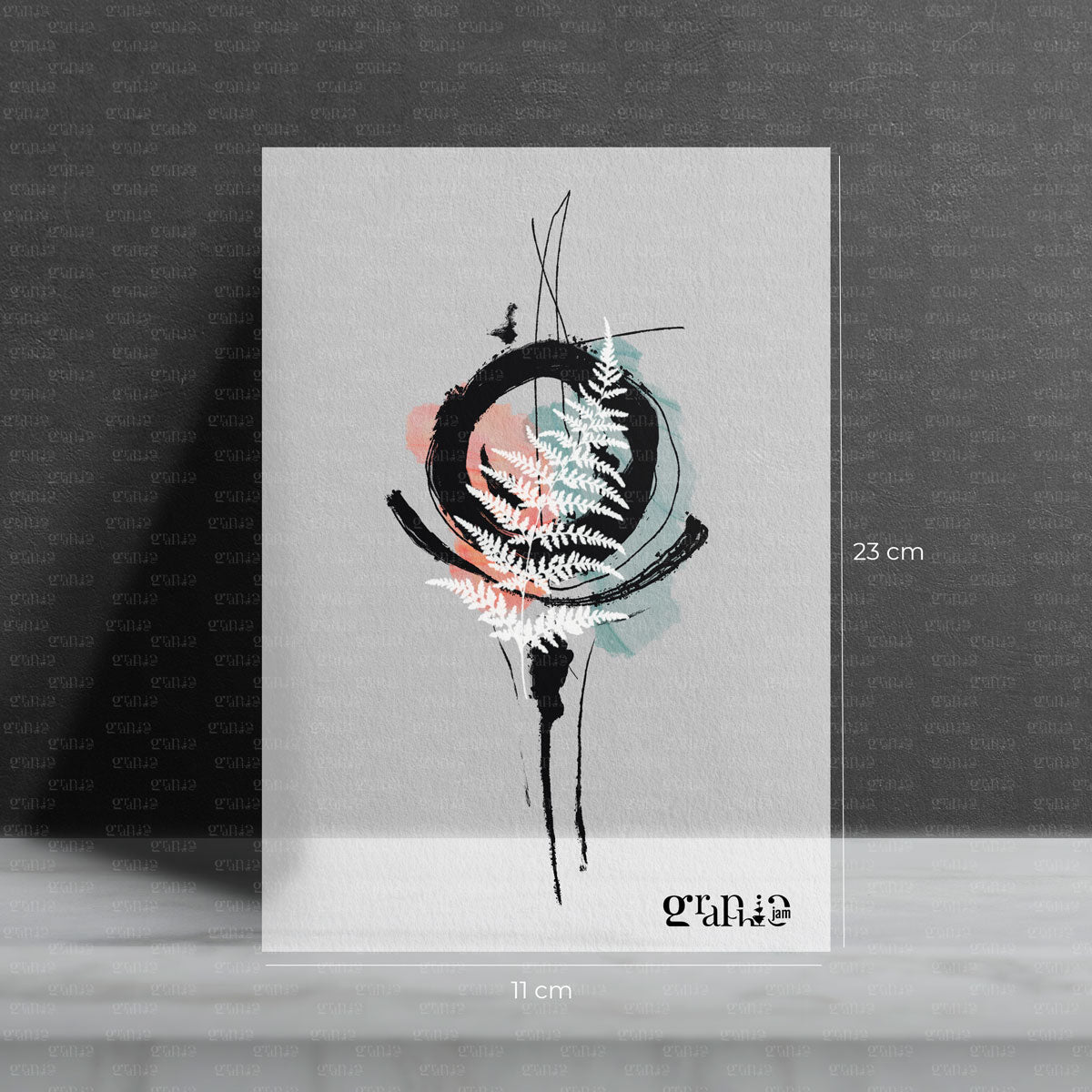 Bügelbild Farnzauber - Bügelbild für Erwachsene