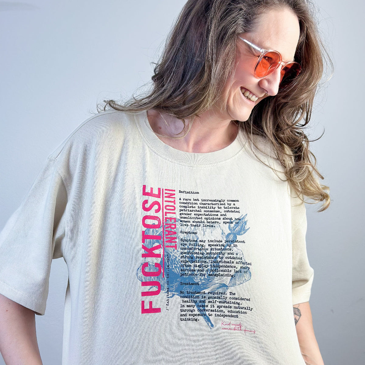 Fucktose Intolerant Beispiel auf Sweatshirt