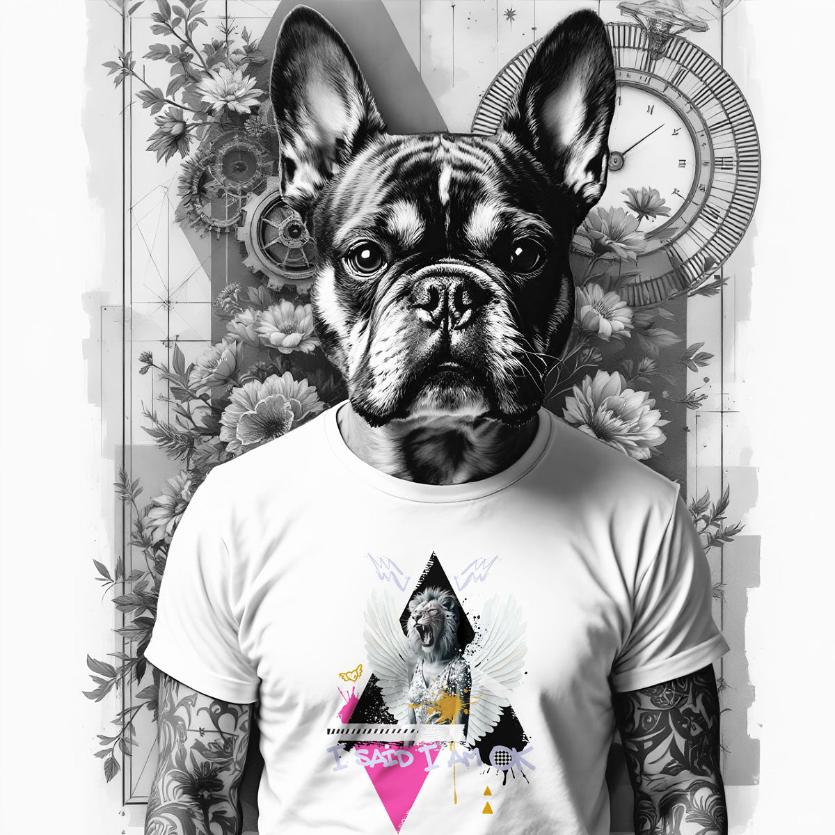 Bügelbild "I am OK"