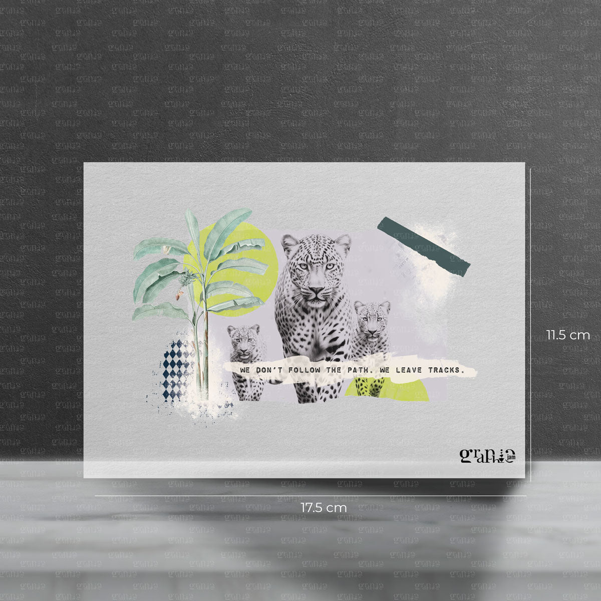 Bügelbild Leave Tracks - Bügelbild für Erwachsene