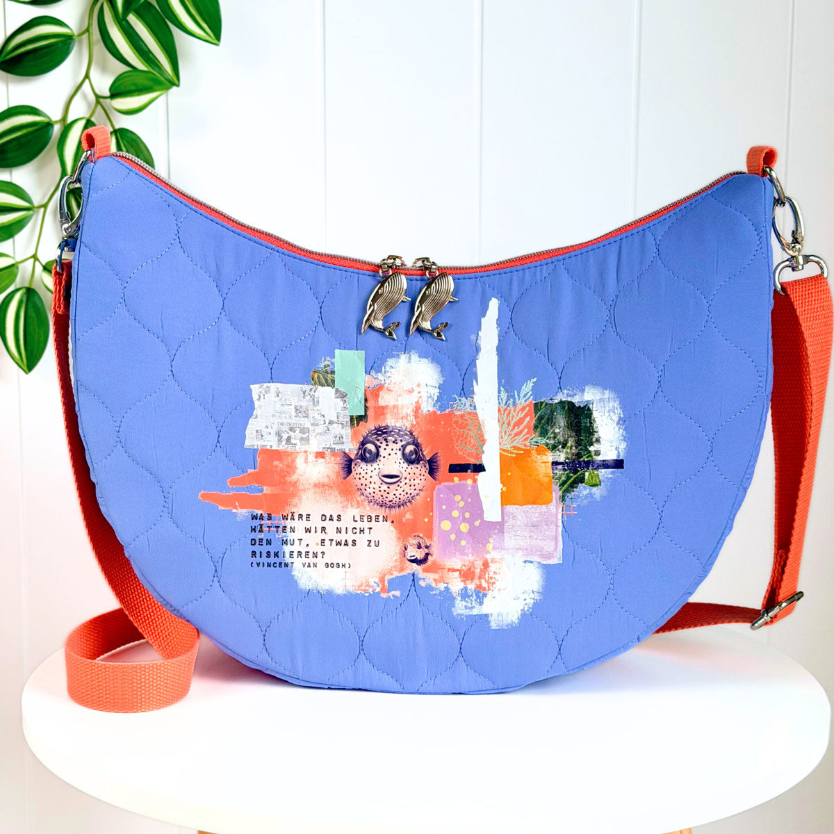 Bügelbild Mut riskieren - Bügelbild für Erwachsene