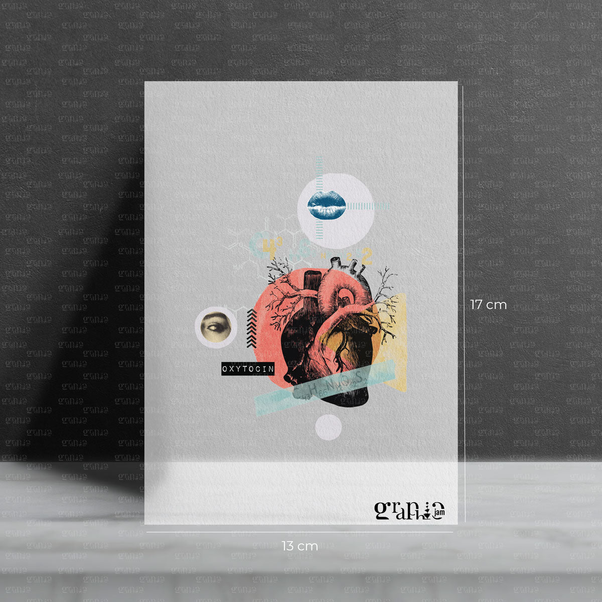 Bügelbild Oxytocin - Graphic Jam