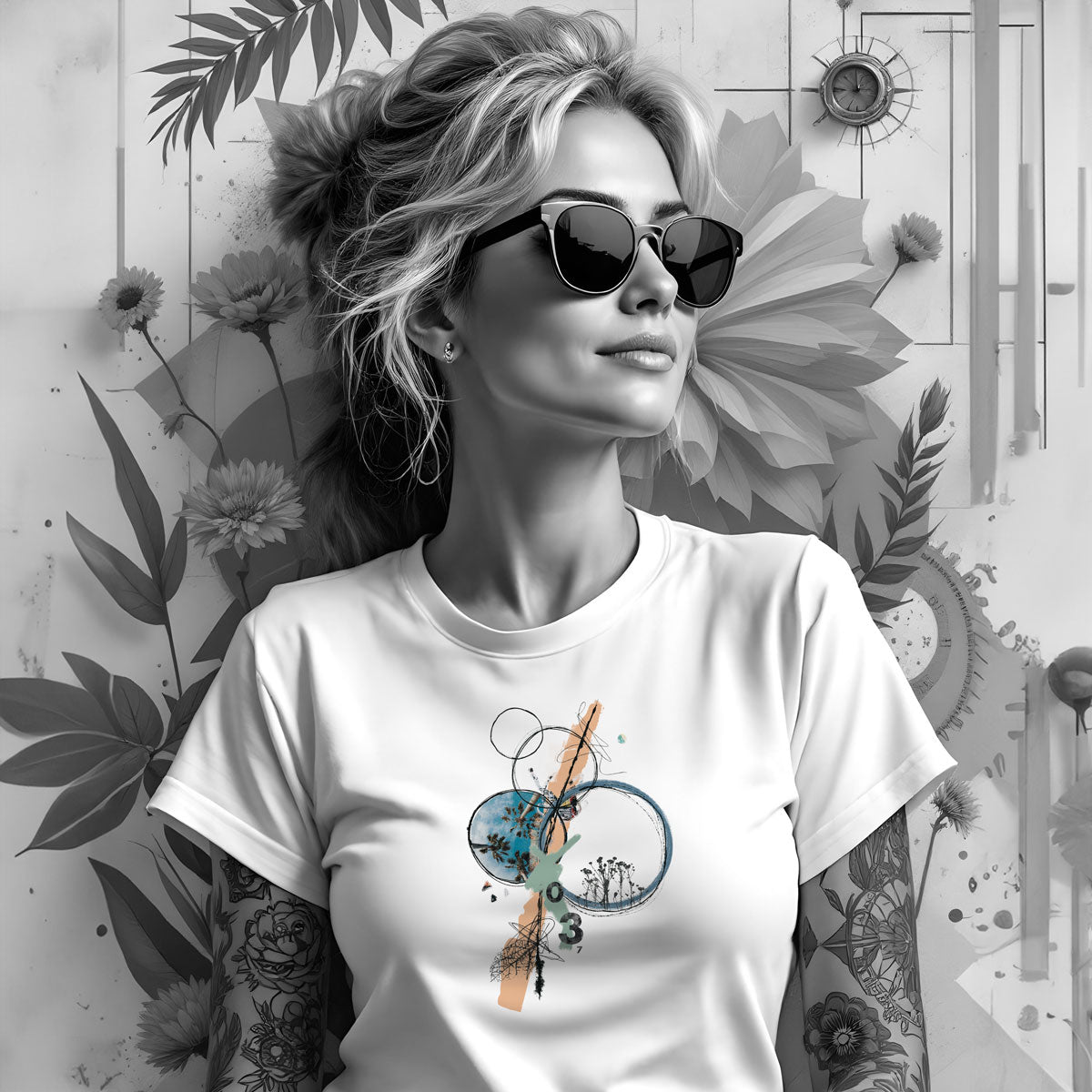 Bügelbild Palmengeflüster