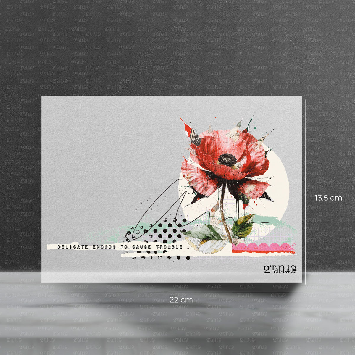 Bügelbild Poppy Trouble
