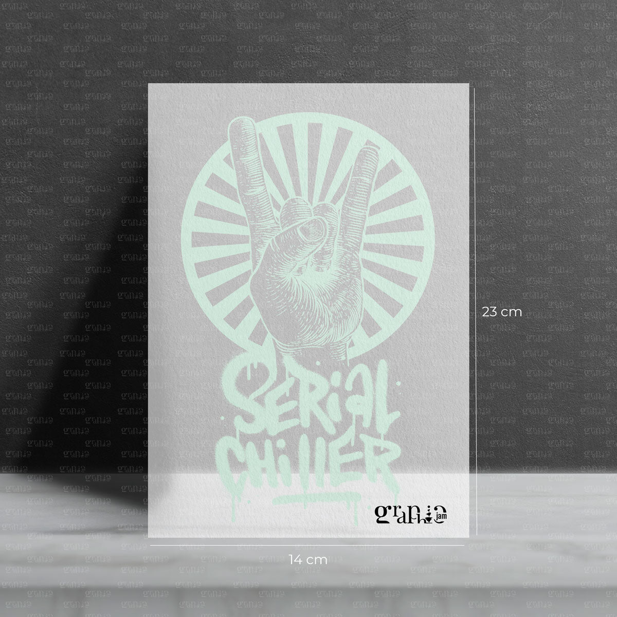 Bügelbild Serial Chiller