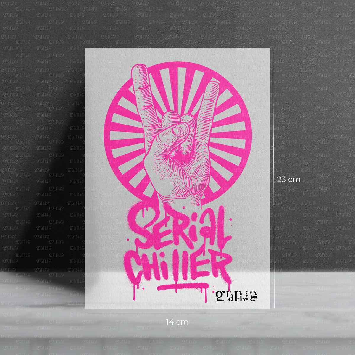 Bügelbild Serial Chiller