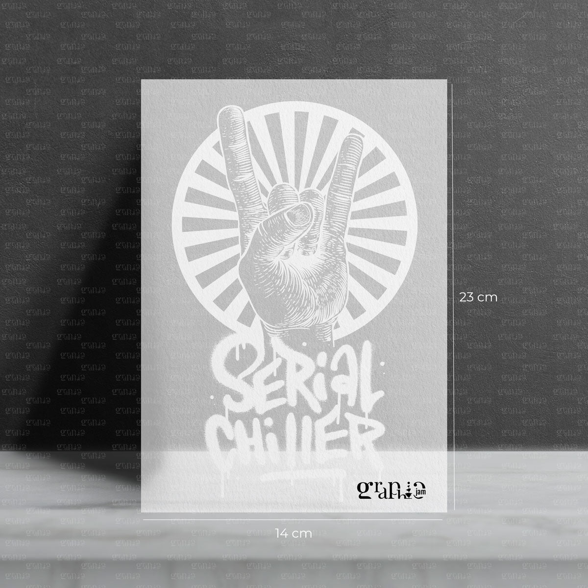 Bügelbild Serial Chiller